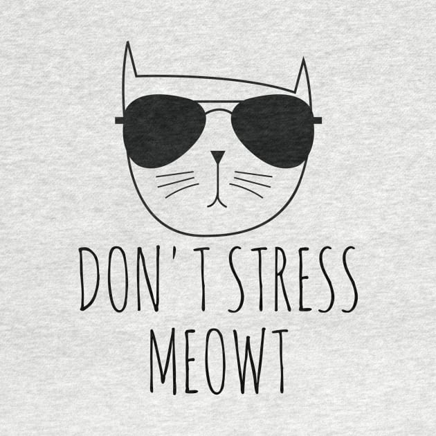 Don't Stress Meowt Shirt, Funny Cat, Cat Lover Shirt, Meow by SweetMay